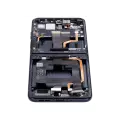 Main OLED Assembly With Frame Compatible For Motorola Razr Plus / Razr 50 Ultra (XT2451 / 2024) (Refurbished) (Midnight Blue)