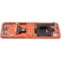Main OLED Assembly With Frame Compatible For Motorola Razr / Razr 50 (XT2453 / 2024) (Spritz Orange)