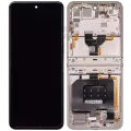 Main OLED Assembly With Frame Compatible For Motorola Razr / Razr 50 (XT2453 / 2024) (Beach Sand)