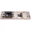 Main OLED Assembly With Frame Compatible For Motorola Razr / Razr 50 (XT2453 / 2024) (Beach Sand)