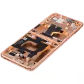 Main OLED Assembly With Frame Compatible For Motorola Razr Plus / Razr 50 Ultra (XT2451 / 2024) (Refurbished) (Peach Fuzz)
