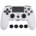 Wireless Controller With  Bluetooth Compatible For PlayStation 4 (White) (DOBE)
