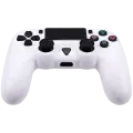 Wireless Controller With  Bluetooth Compatible For PlayStation 4 (White) (DOBE)