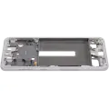 Mid-Frame Housing Compatible For Compatible For Samsung Galaxy S21 FE 5G (White)