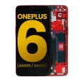 OLED Assembly With Frame Compatible For OnePlus 6 (A6000 / A6003) (Refurbished) (Amber Red)
