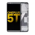 OLED Assembly With Frame Compatible For OnePlus 5T (Refurbished) (Black)
