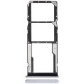 Dual Sim Card Tray Compatible For Xiaomi Redmi 11 Prime 5G / Note 11E 5G (Chrome Silver)