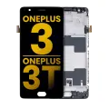 OLED Assembly With Frame Compatible For OnePlus 3 / OnePlus 3T (Refurbished) (Black)