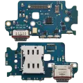 Charging Port Board With Sim Card Reader Compatible For Samsung Galaxy S24 5G (S9210) (Dual Card Version) (Premium)