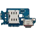 Charging Port Board With Sim Card Reader Compatible For Samsung Galaxy S24 5G (S921D) (International Version) (Premium)