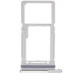 Dual Sim Card Tray Compatible For Samsung Galaxy Tab S9 FE 10.9" (X516B / 2023) (Silver)