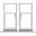 Dual Sim Card Tray Compatible For Samsung Galaxy Tab S9 FE 10.9" (X516B / 2023) (Silver)