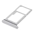 Dual Sim Card Tray Compatible For Samsung Galaxy Tab S9 FE 10.9" (X516B / 2023) (Silver)