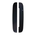 Top And Bottom Back Glass Panels Compatible For Motorola Moto Z (XT1650 / 2016) / Z Force Droid (Black)