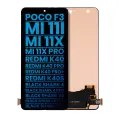 LCD Assembly Without Frame Compatible For Xiaomi Poco F3 / MI 11i  / MI 11X / MI 11X Pro / Redmi K40 / K40 Pro / K40 Pro+ / K40S / Black Shark 4 / Black Shark 4 Pro / Black Shark 4S / Black Shark 4S Pro / Black Shark 5RS (Aftermarket: Incell) (All Colors)
