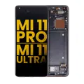 OLED Assembly With Frame Compatible For Xiaomi Mi 11 Pro / Mi 11 Ultra (Refurbished) (Black)