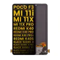 OLED Assembly Without Frame Compatible For Xiaomi Poco F3 / MI 11i  / MI 11X / MI 11X Pro / Redmi K40 / K40 Pro / K40 Pro+ / K40S / Black Shark 4 / Black Shark 4 Pro / Black Shark 4S / Black Shark 4S Pro / Black Shark 5RS (Refurbished) (All Colors)