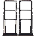 Sim Card Tray Compatible For Xiaomi Redmi 13R (Black)
