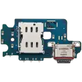 Charging Port Board With Sim Card Reader Compatible For Samsung Galaxy S24 5G (S921N) (Korean Version) (Premium)