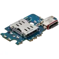 Charging Port Board With Sim Card Reader Compatible For Samsung Galaxy S24 5G (S921N) (Korean Version) (Premium)