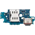 Charging Port Board With Sim Card Reader Compatible For Samsung Galaxy S24 Plus 5G (S9260) (Dual Card Version) (Premium)