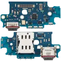 Charging Port Board With Sim Card Reader Compatible For Samsung Galaxy S24 Plus 5G (S9260) (Dual Card Version) (Premium)