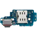 Charging Port Board With Sim Card Reader Compatible For Samsung Galaxy S24 Ultra 5G (S928N) (Korean Version) (Premium)