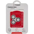 Casper Camera Lens Protector Compatible For iPhone 13 Pro / 13 Pro Max (Silver) (Clear)