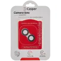 Casper Camera Lens Protector Compatible For iPhone 13 / 13 Mini (Black) (Clear)