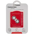 Casper Camera Lens Protector Compatible For iPhone 13 / 13 Mini (Silver) (Clear)