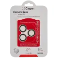 Casper Camera Lens Protector Compatible For iPhone 14 Pro / 14 Pro Max (Gold) (Clear)
