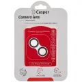 Casper Camera Lens Protector Compatible For iPhone 14 / 14 Plus (Silver) (Clear)
