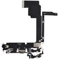 Charging Port Flex Cable Compatible For iPhone 15 Pro Max (Aftermarket Plus) (Black Titanium)