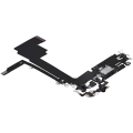 Charging Port Flex Cable Compatible For iPhone 15 Pro Max (Aftermarket Plus) (Black Titanium)