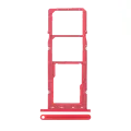 Dual Sim Card Tray Compatible For Samsung Galaxy A02S (A025 / 2020) / A03 (A035 / 2021) (Red)