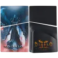 Faceplate Cover (Top & Bottom) Compatible For Sony PlayStation 5 Slim Disc Edition (Diablo Reaper Of Souls)