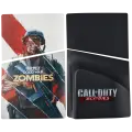 Faceplate Cover (Top & Bottom) Compatible For Sony PlayStation 5 Slim Disc Edition (Call of Duty: Black OPS Cold War Zombies)