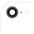Back Camera Lens With Bracket & Bezel Compatible For iPhone 8 / SE (2020) / SE (2022) (Aftermarket Plus) (Space Gray) (10 Pack)
