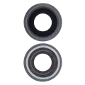 Back Camera Lens With Bracket & Bezel Compatible For iPhone 8 / SE (2020) / SE (2022) (Space Gray) (10 Pack) (Real Sapphire l Premium)