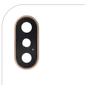 Back Camera Lens With Bracket & Bezel Compatible For iPhone XS / XS Max (Gold)