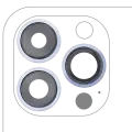 Back Camera Lens With Bracket & Bezel Compatible For iPhone 13 Pro / 13 Pro Max (Aftermarket Plus) (Sierra Blue)