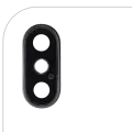 Back Camera Lens With Bracket & Bezel Compatible For iPhone XS / XS Max (Silver)