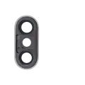 Back Camera Lens With Bracket & Bezel Compatible For iPhone XS / XS Max (Silver)