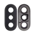 Back Camera Lens With Bracket & Bezel Compatible For iPhone X (Space Gray)