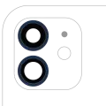Back Camera Lens With Bracket & Bezel Compatible For iPhone 12 / 12 Mini (Blue) (Real Sapphire / Premium)