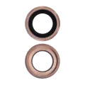Back Camera Lens Compatible For iPhone 6S Plus (Rose Gold) (10 Pack)