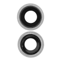 Back Camera Lens With Bracket & Bezel Compatible For iPhone 8 / SE (2020) / SE (2022) (Aftermarket Plus) (Silver) (10 Pack)