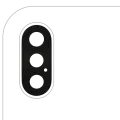 Back Camera Lens With Adhesive (Glass Only) Compatible For iPhone X (10 Pack) (Aftermarket Plus)