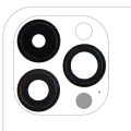 Back Camera Lens With Bracket & Bezel Compatible For iPhone 14 Pro / 14 Pro Max (Space Black) (3 Piece Set) (Premium)