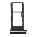 Dual Sim Card Tray Compatible For Motorola Moto G8 Play (XT2015 / 2019) (Black Onyx)